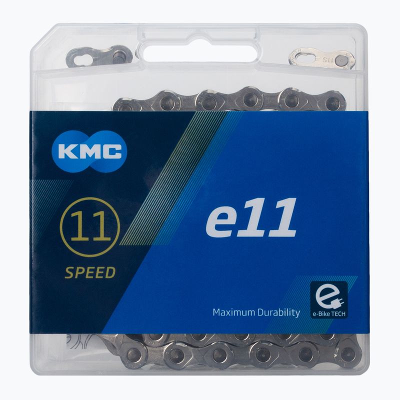 Catena per bicicletta KMC E11 x122 argento
