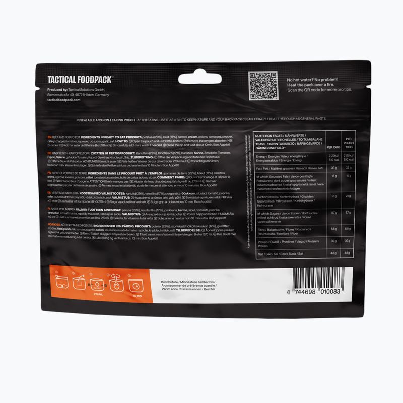 Cibo liofilizzato Tactical Foodpack Manzo e patate 100 g 3