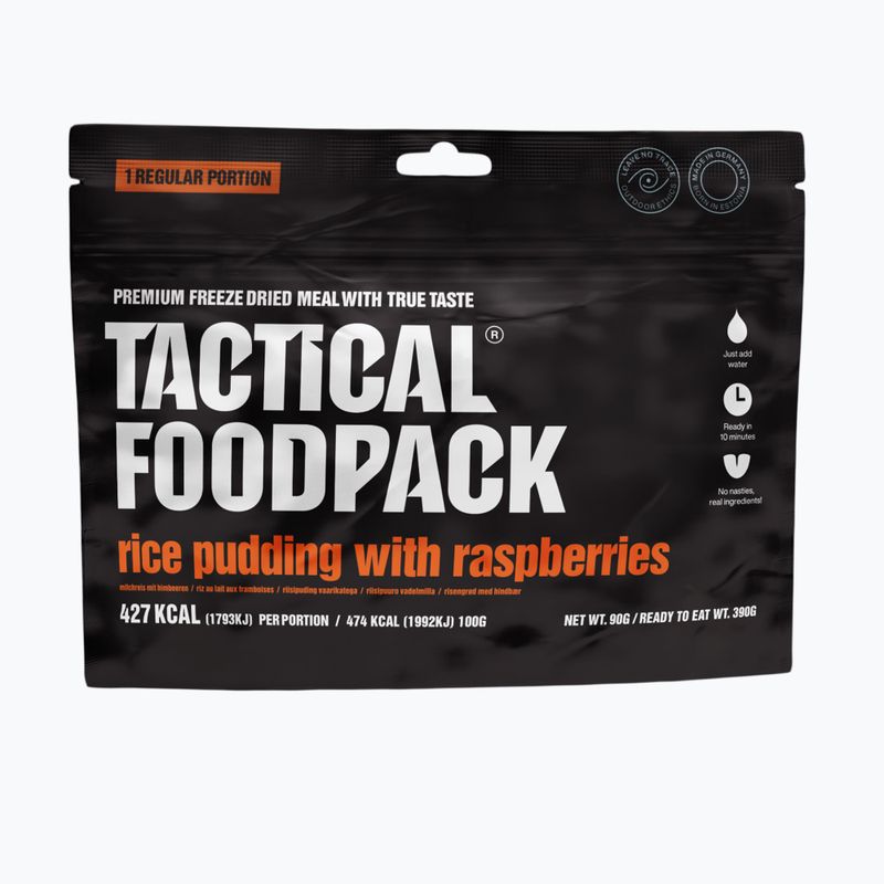 Cibo liofilizzato Tactical Foodpack Budino di riso con lamponi 90 g 2