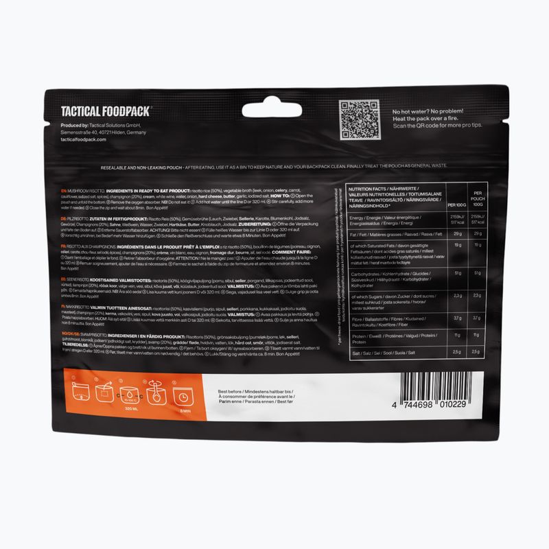 Cibo liofilizzato Tactical Foodpack Risotto ai funghi 420 g 3