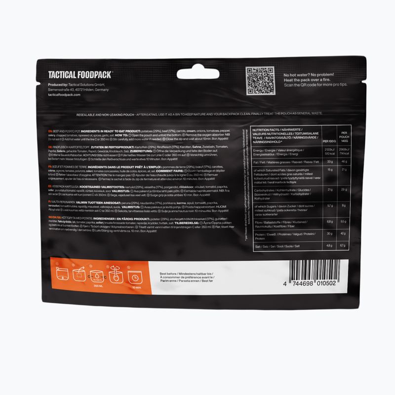 Cibo liofilizzato Tactical Foodpack Manzo e patate 140 g 3
