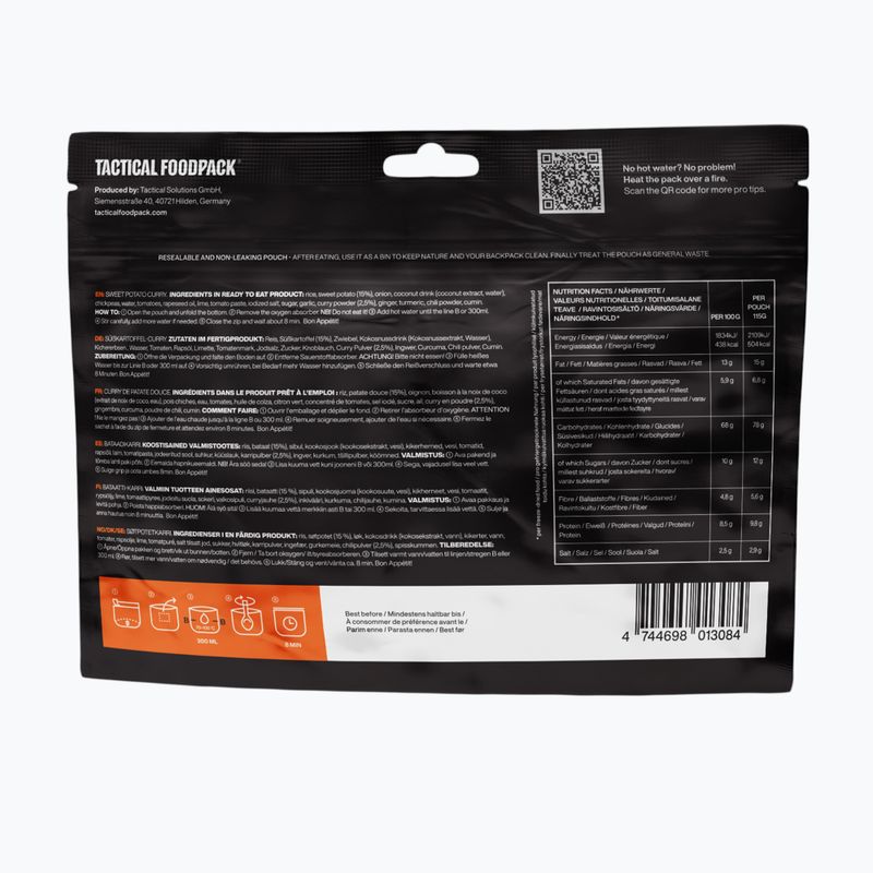 Cibo liofilizzato Tactical Foodpack Patate dolci al curry 415 g 3