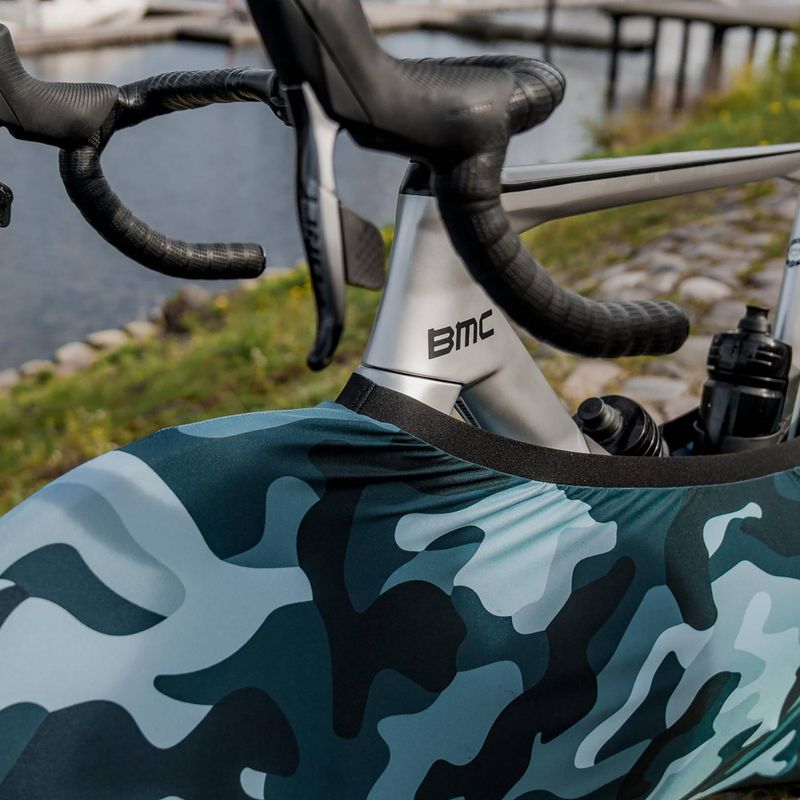 Copriruota per bicicletta VELOSOCK Camo Nero 4
