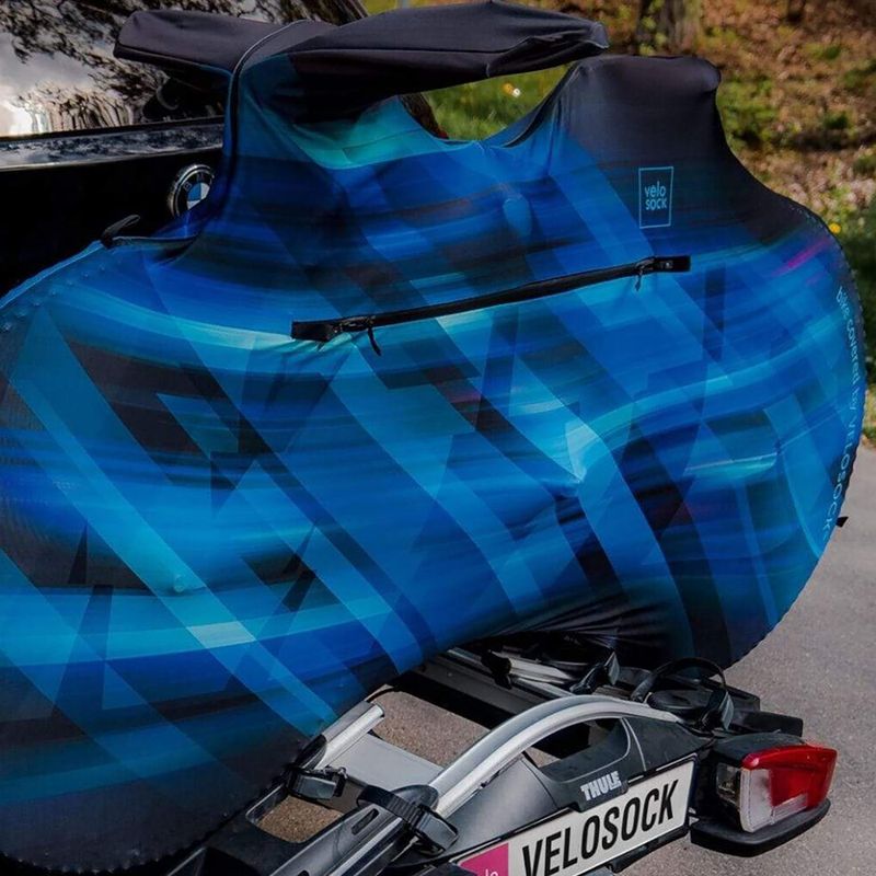 Custodia per bicicletta per il trasporto VELOSOCK Speed Blue MTB ST 3