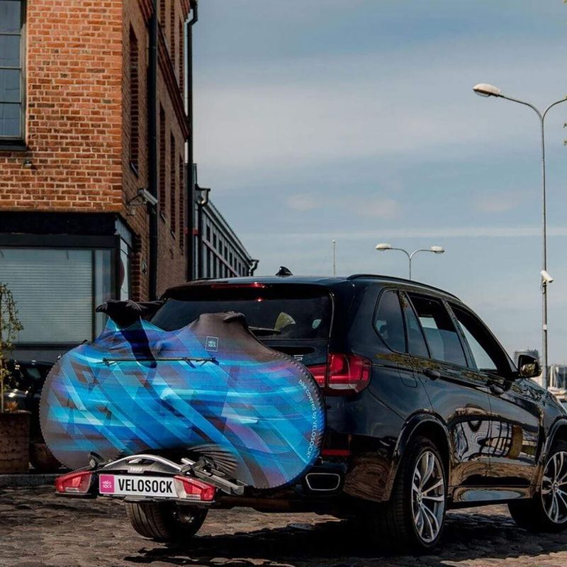 Custodia per bicicletta per il trasporto VELOSOCK Speed Blue MTB ST 4