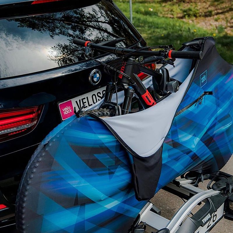 Custodia per bicicletta per il trasporto VELOSOCK Speed Blue MTB ST 5
