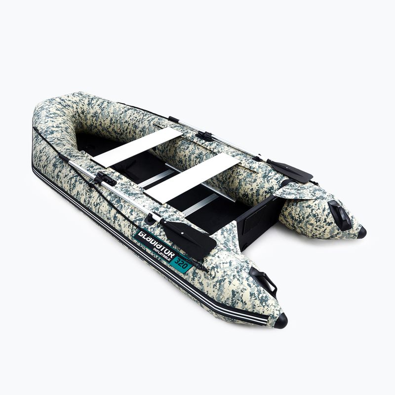 Pontone 4 persone Gladiator AK320 camo digital 3