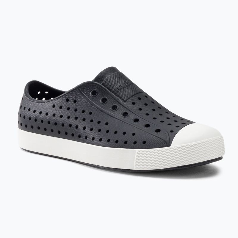 Scarpe native per bambini NA-12100100 Jefferson jiffy nero/bianco conchiglia