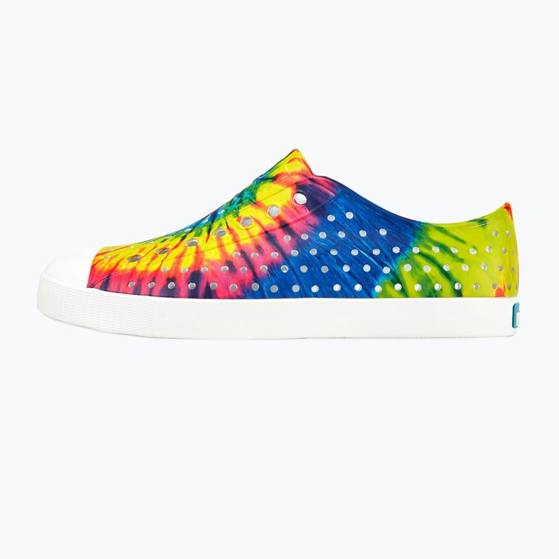 Scarpe Native NA-11100101 Jefferson Print shell white/shell white/neon multi tie dye 10