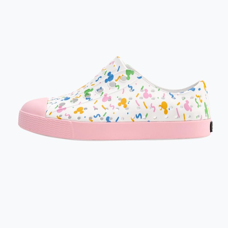 Scarpe Native per bambini NA12112001 Jefferson Print Disney Jr guscio bianco/rosa principessa/bianco pastello coriandoli 10