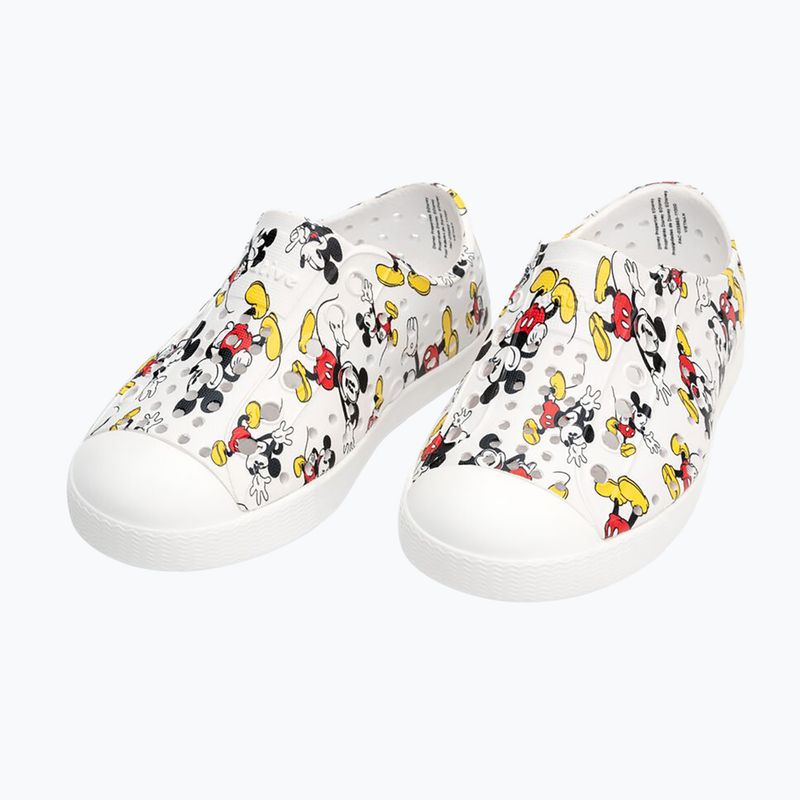 Scarpe Native per bambini NA12112001 Jefferson Print Disney Jr conchiglia bianca/conchiglia bianca/stampa integrale 11