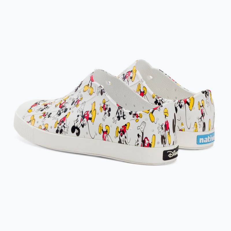 Scarpe Native per bambini NA12112001 Jefferson Print Disney Jr conchiglia bianca/conchiglia bianca/stampa integrale 3