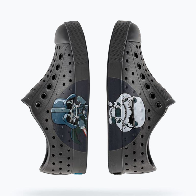 Scarpe Native per bambini NA-12112602 Jefferson Block Jr dublin grey/dublin grey/darth bff 12