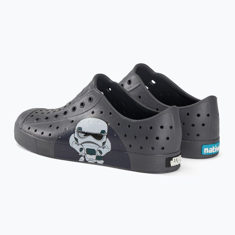 Scarpe Native per bambini NA-12112602 Jefferson Block Jr dublin grey/dublin grey/darth bff 3