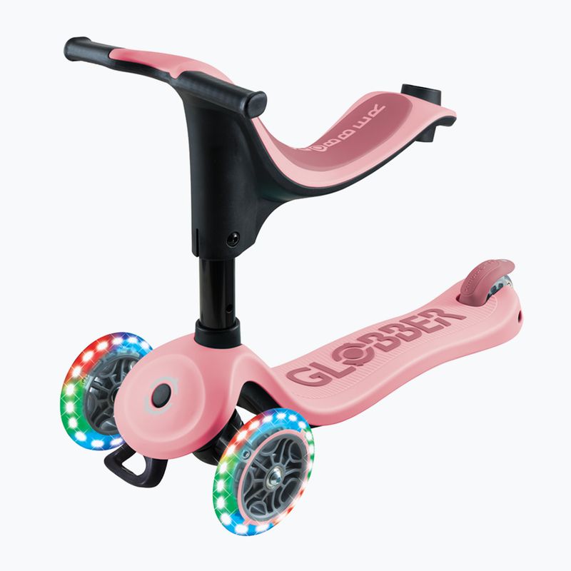 Monopattino a tre ruote per bambini Globber Go.Up Deluxe Lights rosa intenso 7
