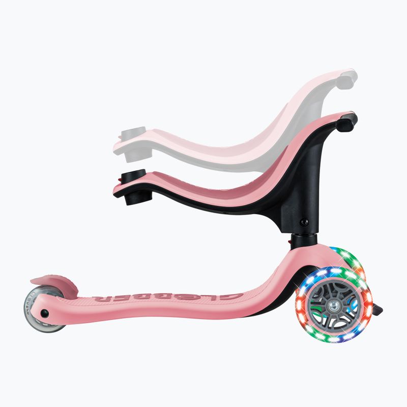 Monopattino a tre ruote per bambini Globber Go.Up Deluxe Lights rosa intenso 9