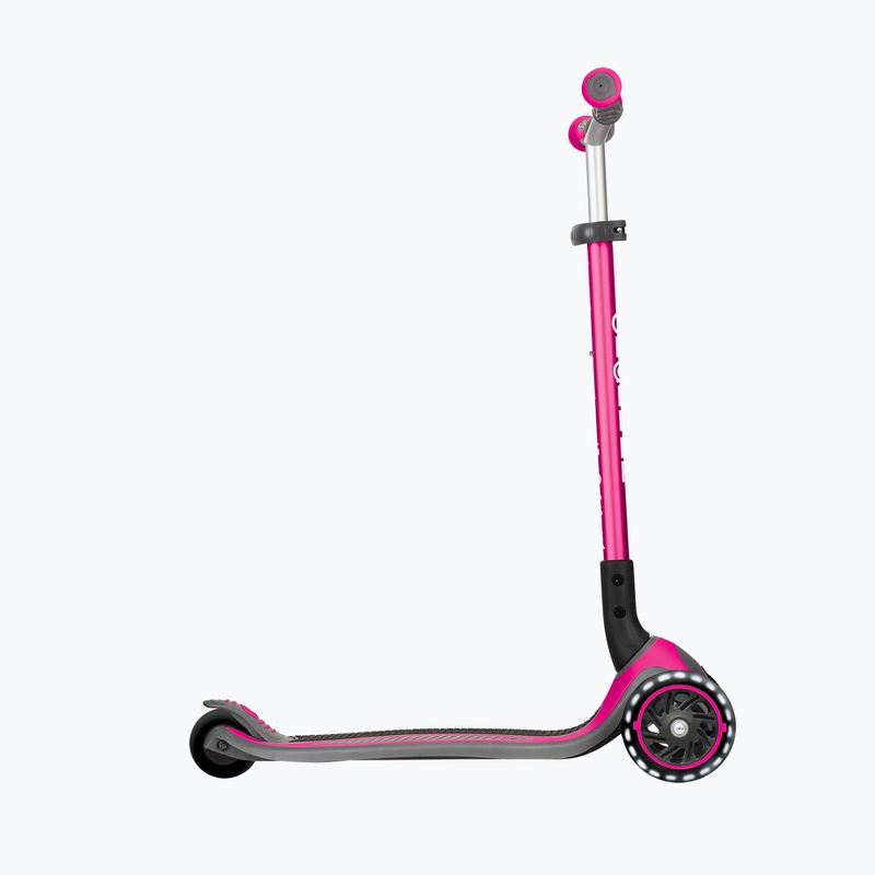Globber Master Lights, monopattino triciclo per bambini rosa intenso 2