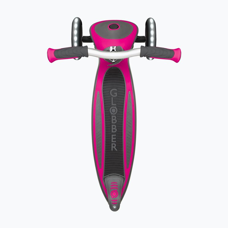 Globber Master Lights, monopattino triciclo per bambini rosa intenso 3
