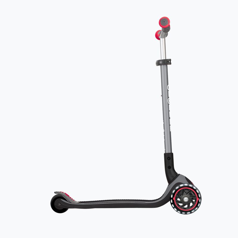 Globber Master Lights nero/rosso monopattino triciclo per bambini 2