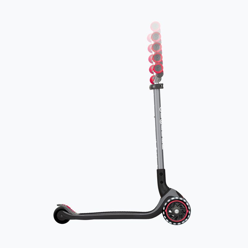Globber Master Lights nero/rosso monopattino triciclo per bambini 7