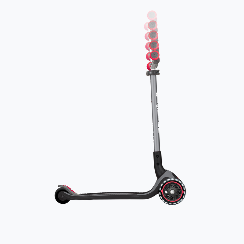 Globber Master Lights nero/rosso monopattino triciclo per bambini 6