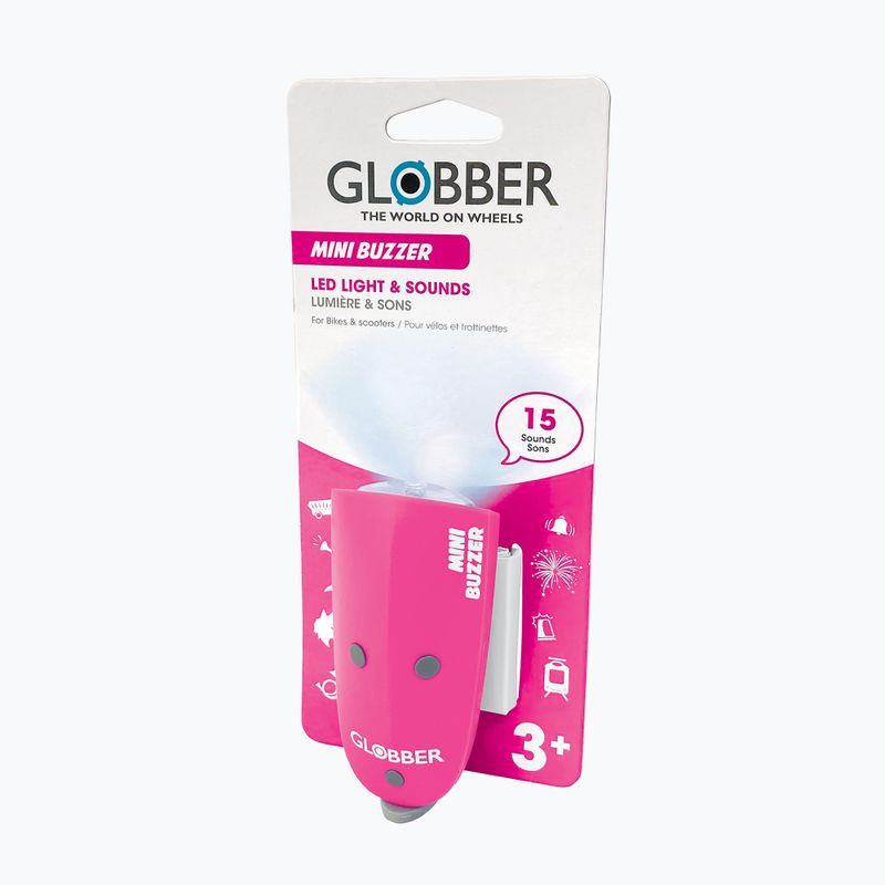 Luce con clacson Globber Mini Buzzer deep pink 2