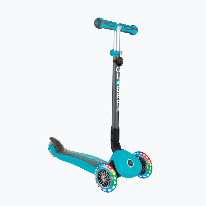 Globber Go.Up Deluxe Lights triciclo scooter per bambini verde acqua 2
