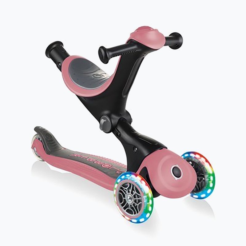 Globber Go.Up Deluxe Lights triciclo per bambini rosa pastello intenso 4