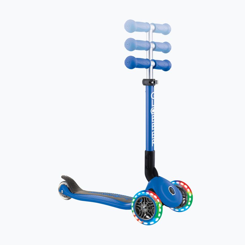 Globber Junior Triciclo pieghevole con luci per bambini blu navy 7
