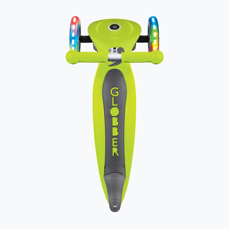 Globber Junior pieghevole luci triciclo per bambini verde lime 4