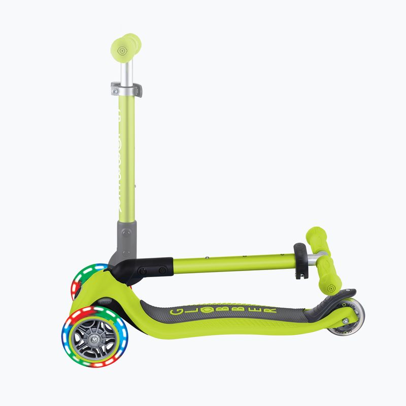 Globber Junior pieghevole luci triciclo per bambini verde lime 6