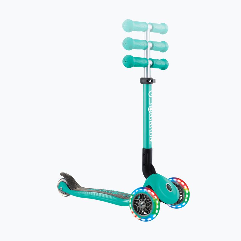 Globber Junior Triciclo pieghevole con luci per bambini verde smeraldo scuro 7