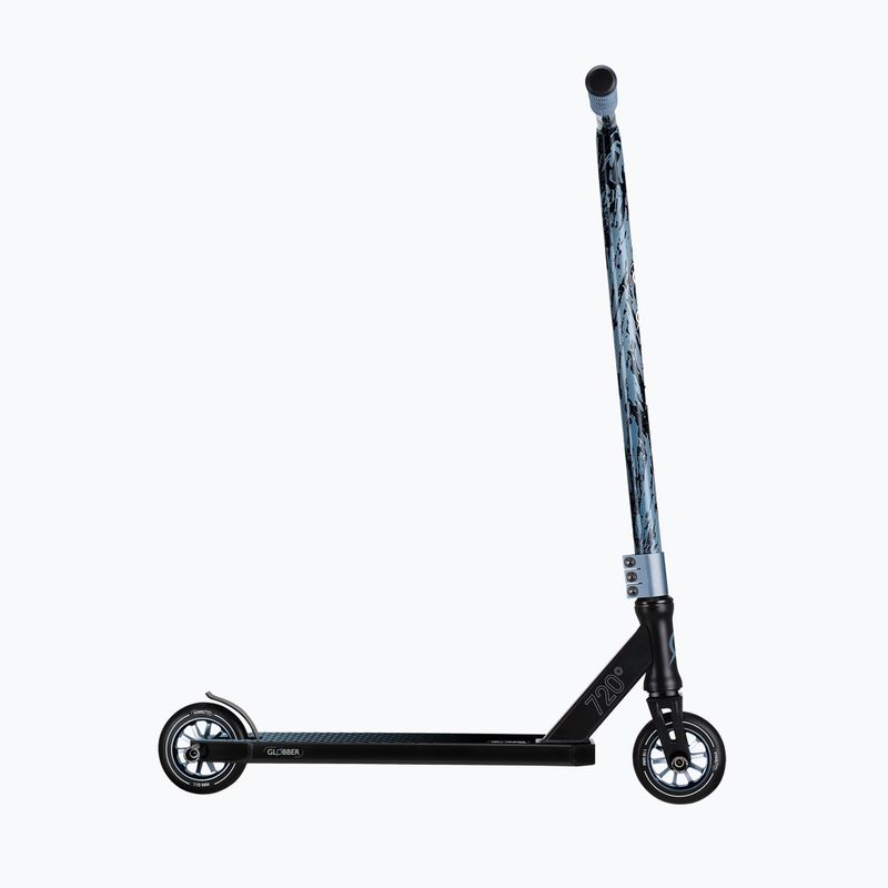 Globber Stunt GS 720 nero/grigio blu monopattino freestyle per bambini 2