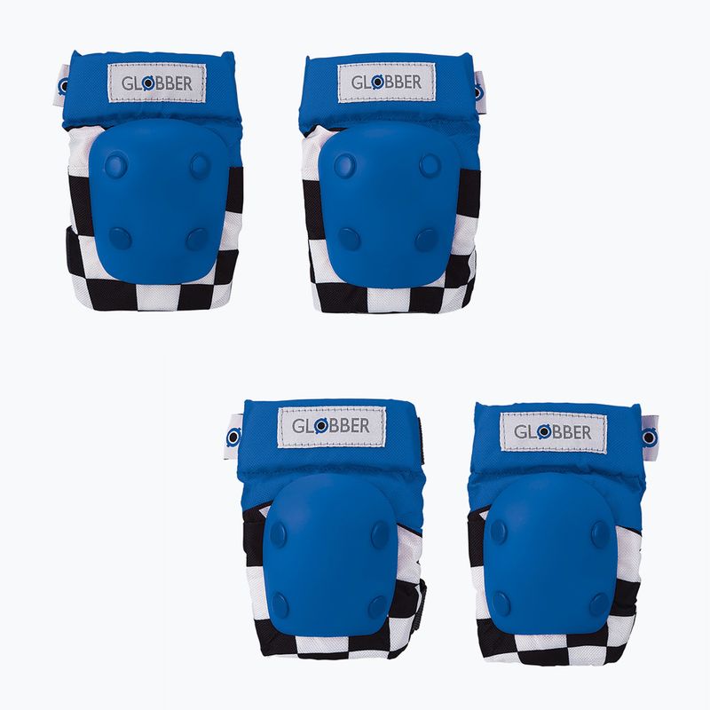 Globber Set di protezioni per bambini blu navy/racing