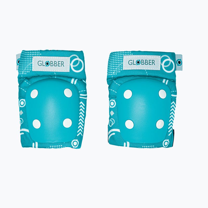 Globber Toddler set di protezioni per bambini verde acqua/sahpes 3