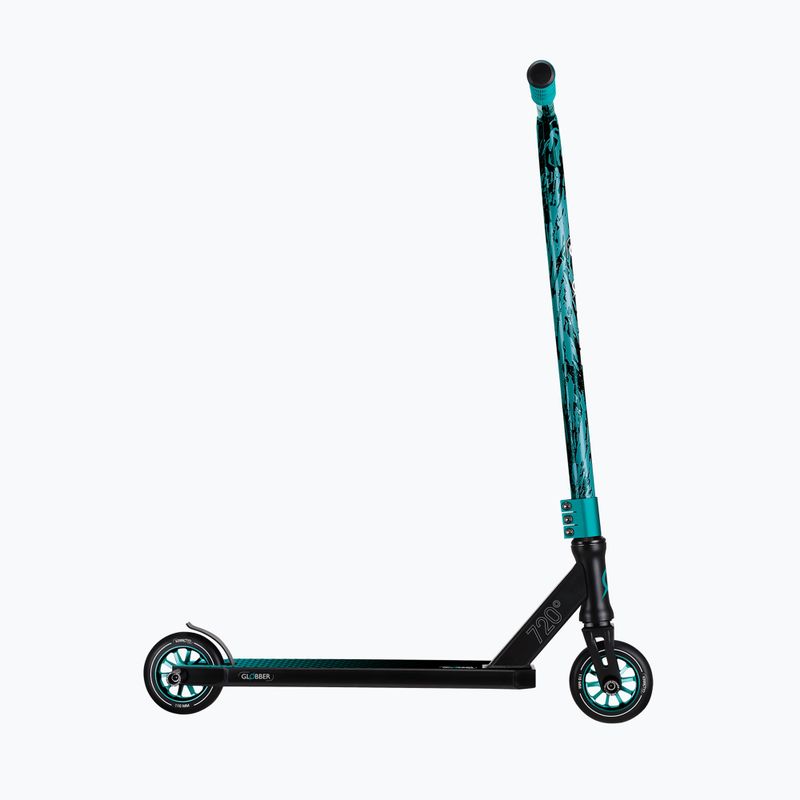 Globber Stunt GS 720 nero/teal monopattino freestyle per bambini 2