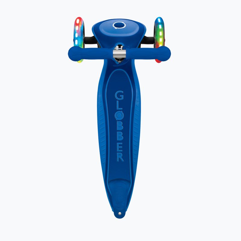 Globber Primo Pieghevole Plus Lights triciclo scooter per bambini blu navy 5