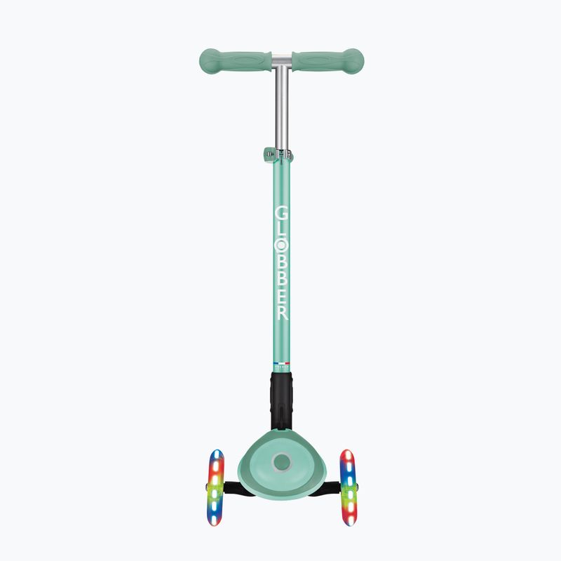 Globber Primo Pieghevole Plus Luci menta triciclo monopattino per bambini 4
