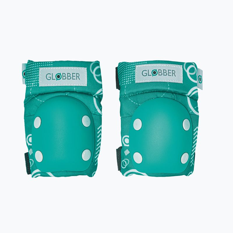 Globber Set di protezioni per bambini verde smeraldo/forme 2
