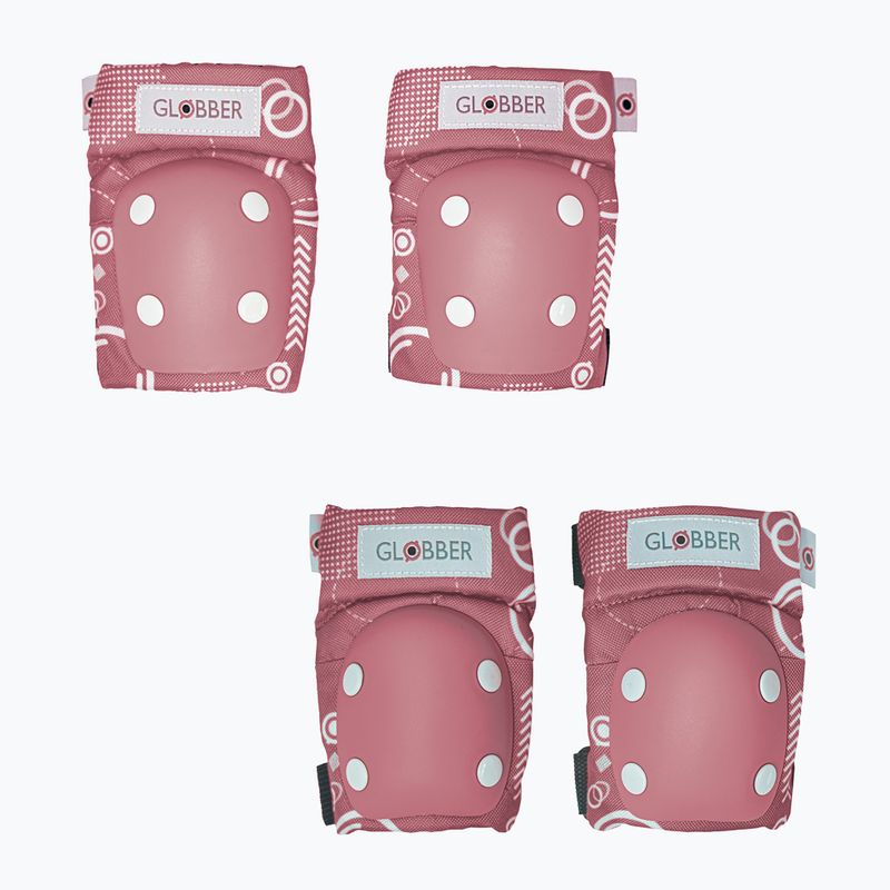 Globber Toddler - Set di protezioni per neonati in rosa pastello intenso e a forma di forme