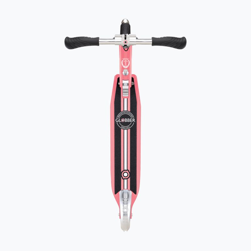 Monopattino per bambini Globber Flow Element Lights rosa corallo 4
