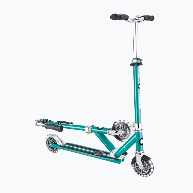 Monopattino urbano per bambini Globber Flow Element Lights jade 8