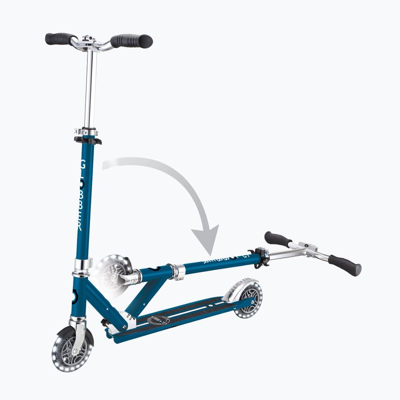 Monopattino urbano per bambini Globber Flow Element Lights petrol blue 6