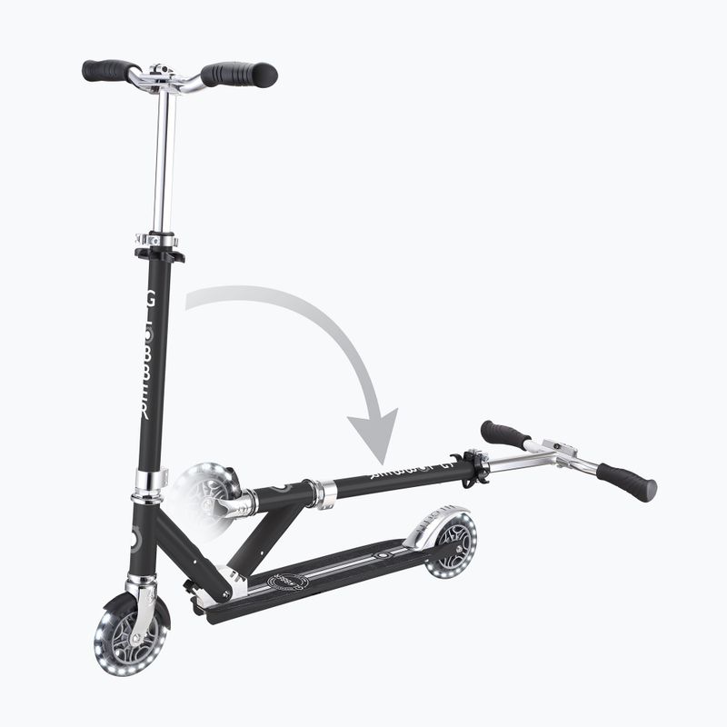 Monopattino urbano per bambini Globber Flow Element Lights black 6