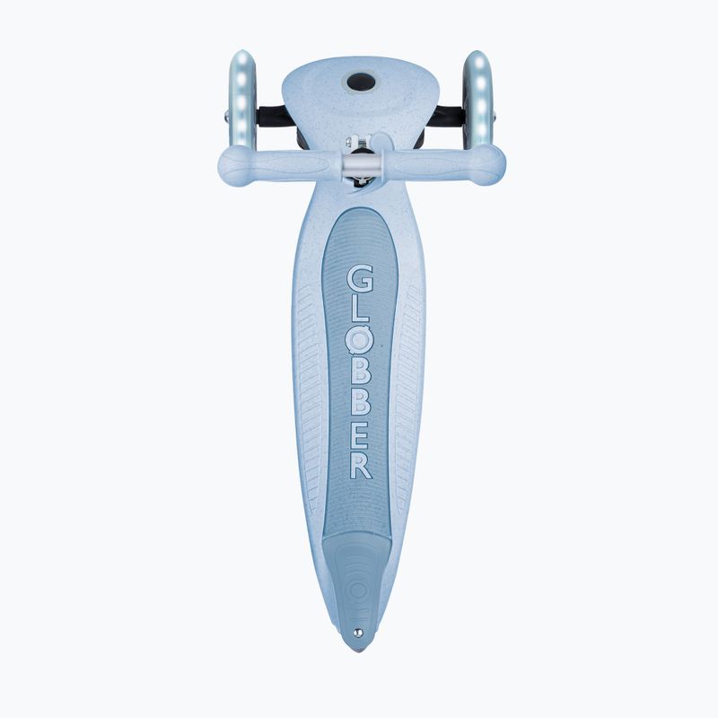 Globber Junior pieghevole luci Eco mirtillo triciclo scooter bambini 4