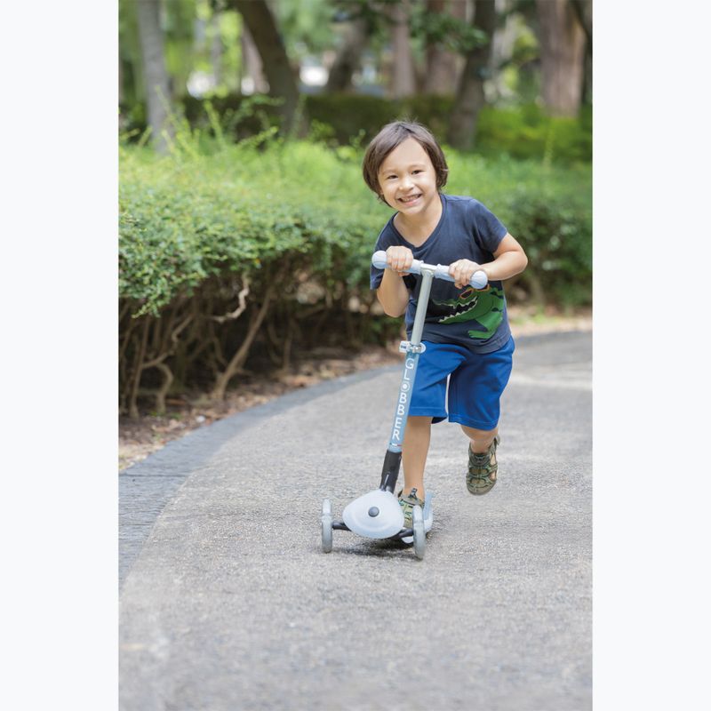 Globber Junior pieghevole luci Eco mirtillo triciclo scooter bambini 11