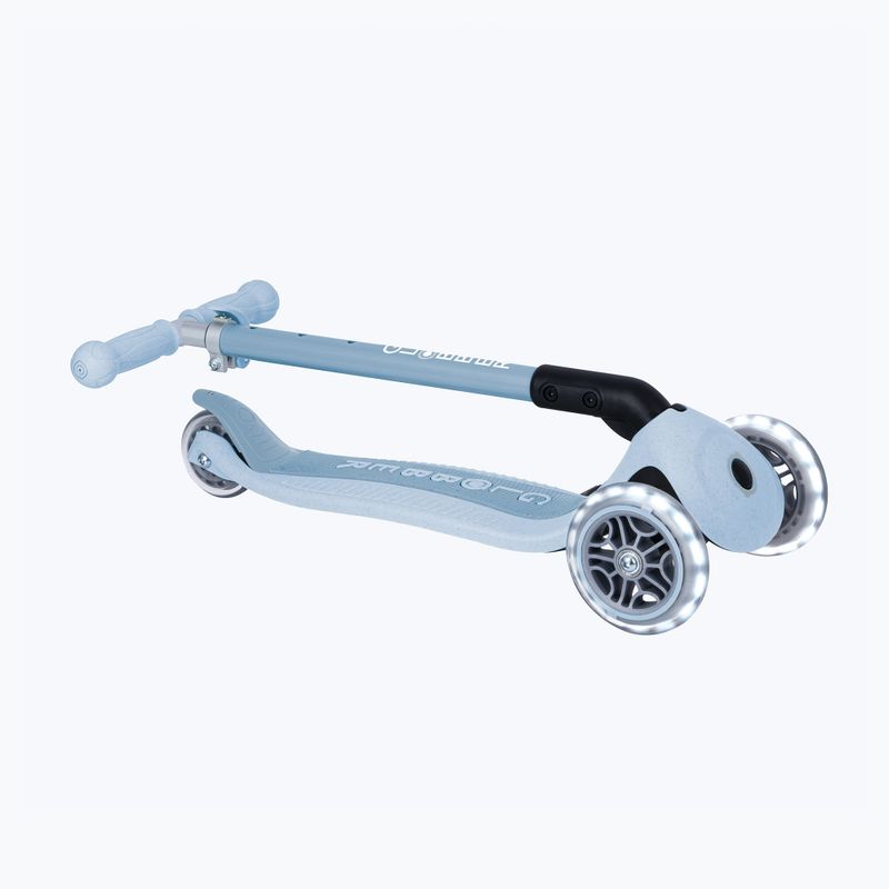 Monopattino a tre ruote per bambini Globber Junior Primo Foldable Lights Eco blueberry 5