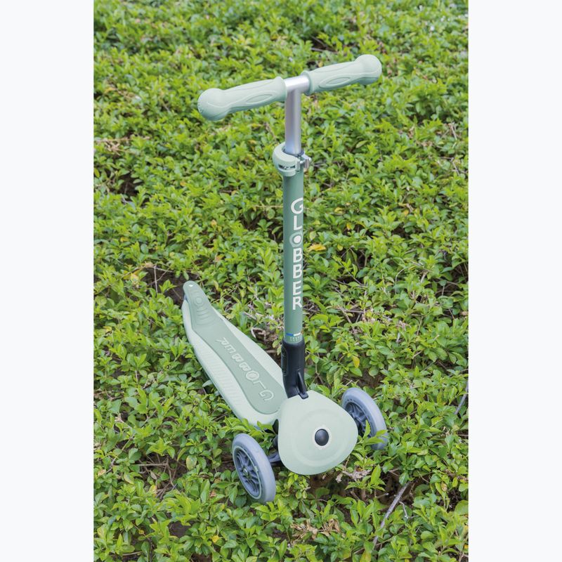 Monopattino a tre ruote per bambini Globber Junior Primo Foldable Lights Eco pistachio 11