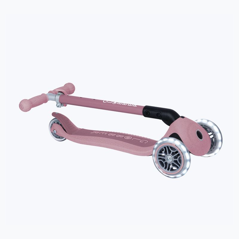 Monopattino a tre ruote per bambini Globber Junior Primo Foldable Lights Eco berry 4