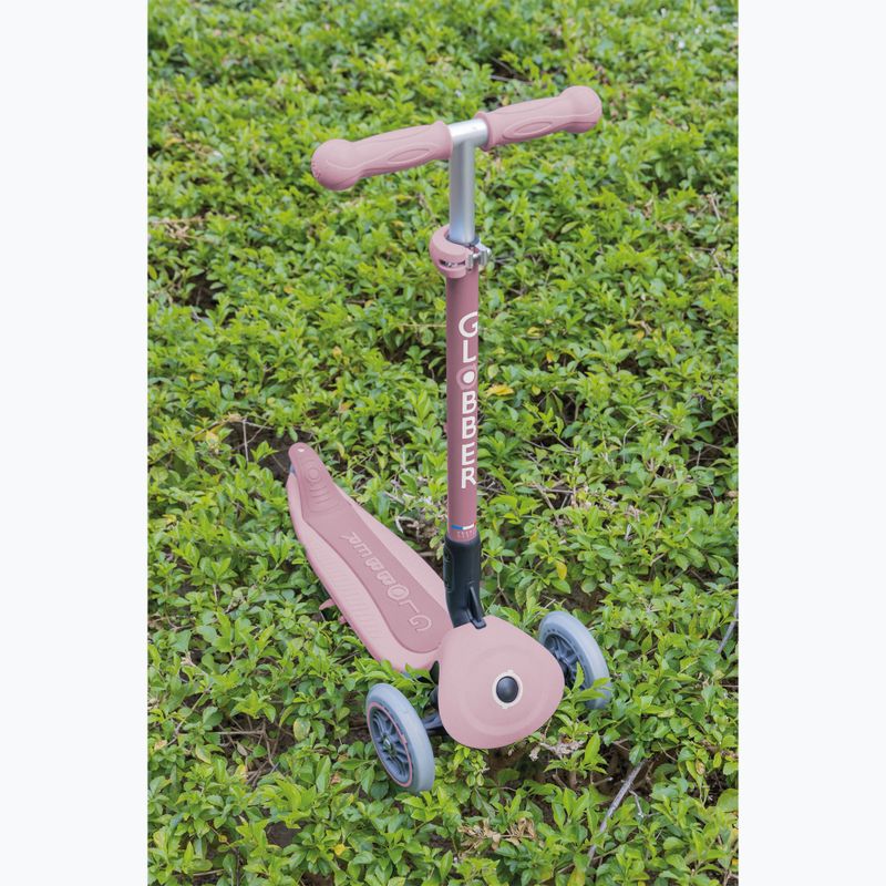 Monopattino a tre ruote per bambini Globber Junior Primo Foldable Lights Eco berry 9